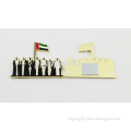 Custom Printing 44Anniversary Magnetic Metal Lapel Pin For UAE National Day Gifts